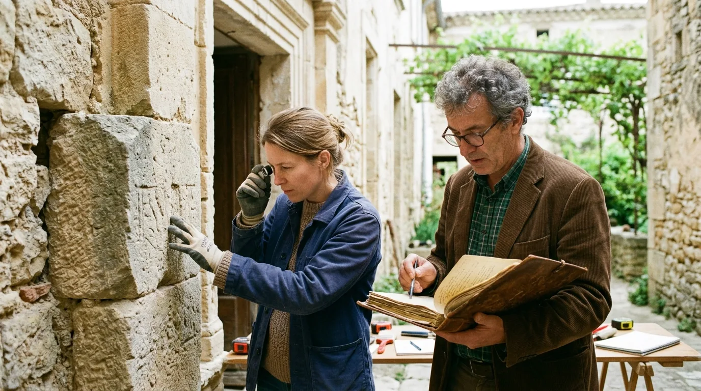Chantier de sauvegarde du patrimoine bâti